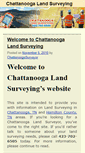 Mobile Screenshot of chattanoogalandsurveying.com